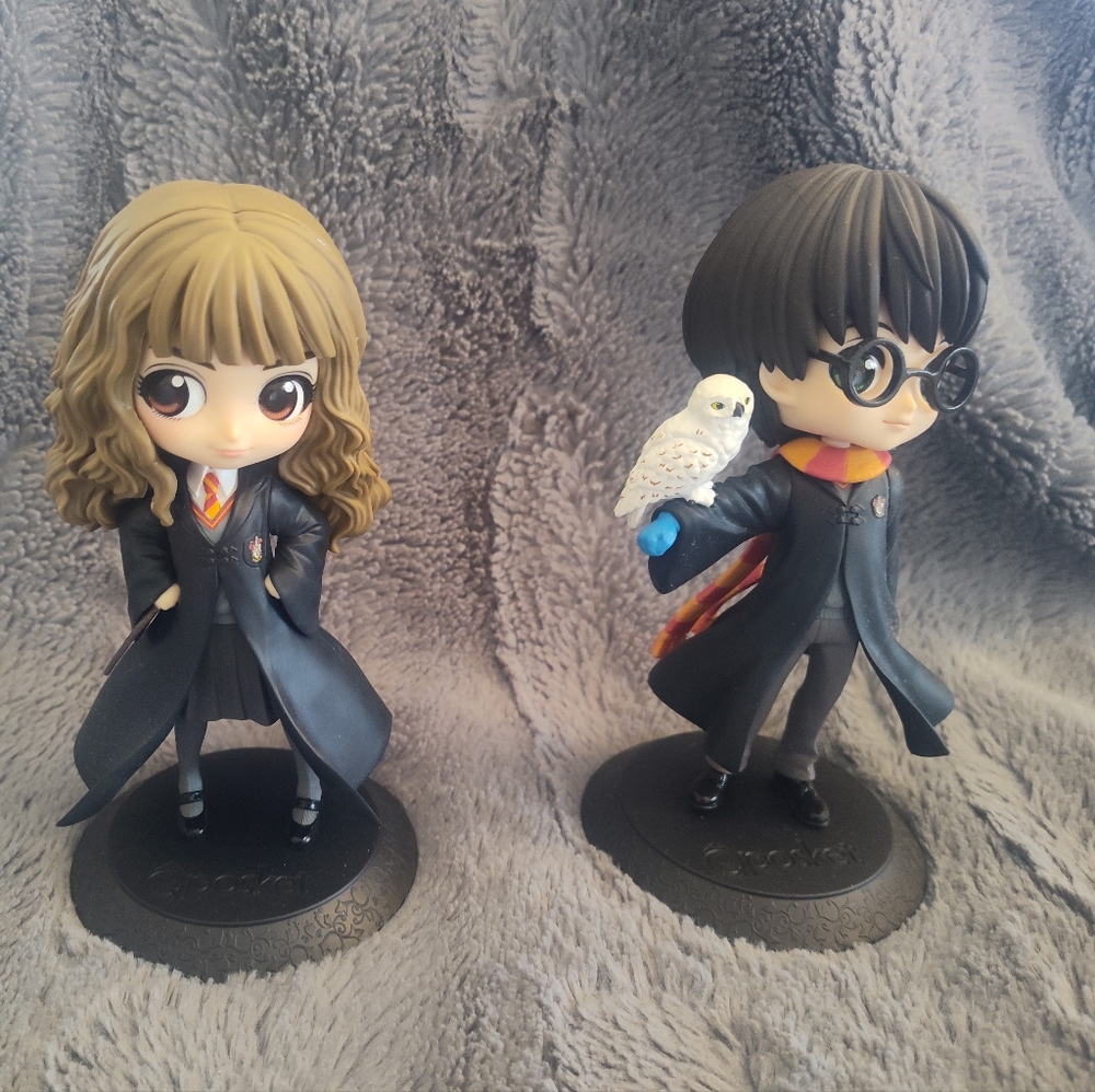 Harry Potter And Hermione Granger Q posket statues NWOT(No Box)